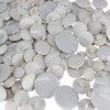 Weddecor Plastic Buttons, Dome White, 100g