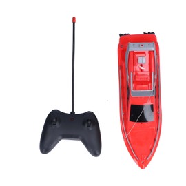 Wireless Remote Control Boat 2.4Ghz Radio Controlled Boat High Speed Race Boat ToysRed
