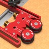 Double Wheel Bearing Roller, Woodworking Bearing Roller Featherboards, Table Saw