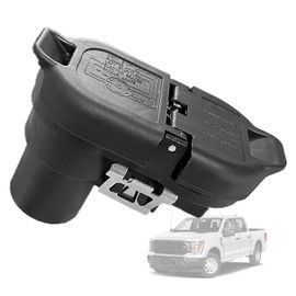 Trailer Brake Harness Towing FU5Z-14489-A，7-Pin Round / 4-Pin Flat Plug Connector for 2015-2023 Ford, Rear Bumper Trailer Tow Hitch Wire Harness Socket Plug