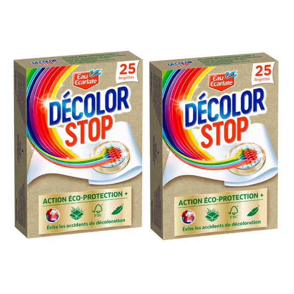 Eau Ecarlate Décolor Stop Eco-Protection Wipes (Pack of 25)