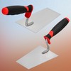 KOTARBAU® Stainless Steel Trapezoidal Trowel 140 mm x 60 mm