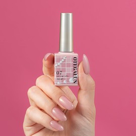 Mao Nail Otegalun Gel Nails, Sheer Color Gel (Soft Pink), Transparent, Removable, Self-Nail, Made in Japan, 0.2 oz (7 g)