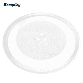 12.75" Microwave Glass Tray by Beaquicy - Fit for Kenmore LG Sears Microwave Glass Turntable Plate - 12 3/4" Plate Replaces 1B71961F 1B71961E 1B71961H 507049 WB49X10074