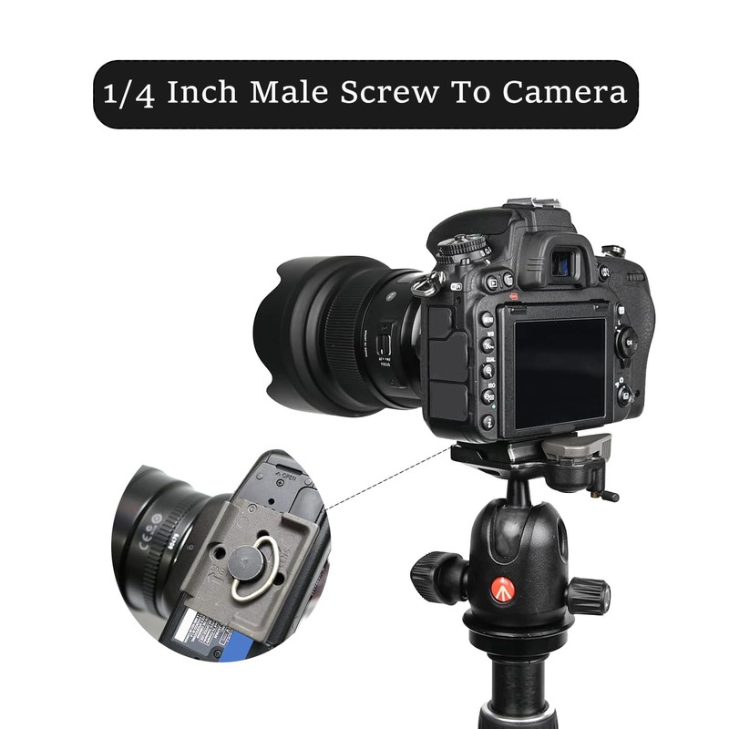 Quick Release Plate, Tripod Quick Release Plate Fit for Manfrotto