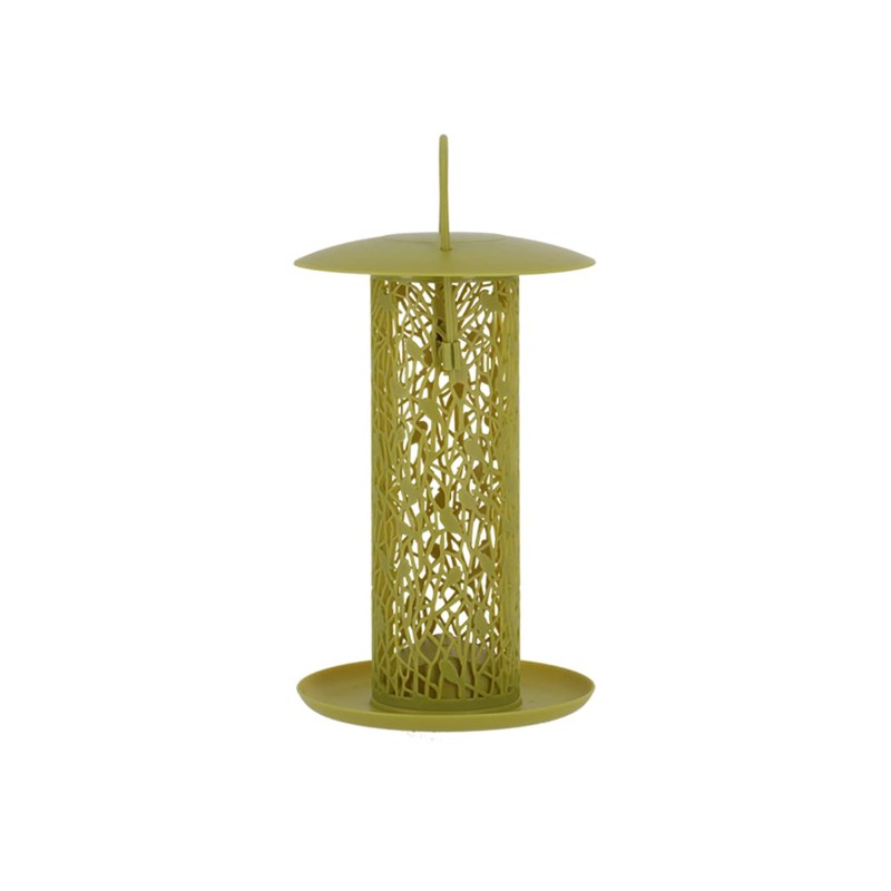 Esschert Design Best for Birds Silo Nut Holder with Chiffchaff