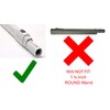 Replacement Bare Floor Tool Compatible with Electrolux Oxygen Canister EL6988E