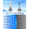 AtomBulb H7/H7LL Bulbs, 80000LM Brightest 20X Brighter, 1:1 Mini Size,