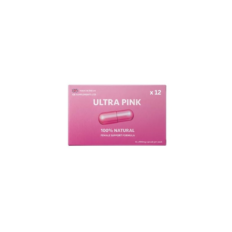 12 x Ultra Pink Female Support Tablets for Women! 400mg