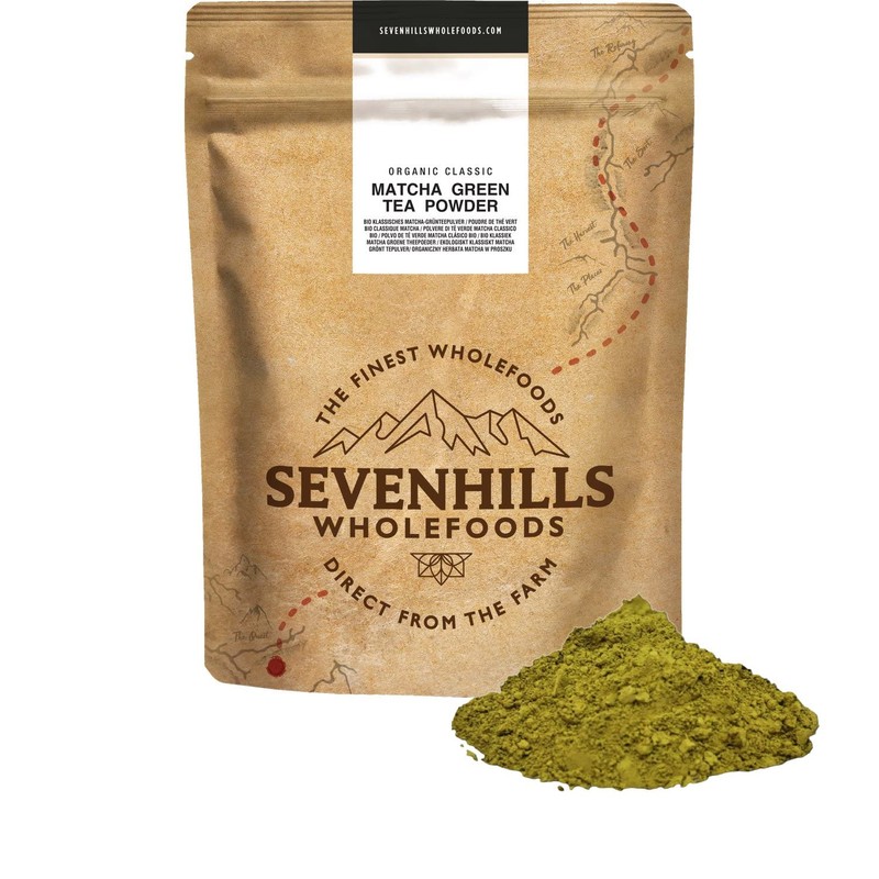 Sevenhills Wholefoods Organic Japanese Classic Matcha Tea Powder 200g