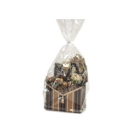 Feronia Packaging Gift Wrap Gusset Cellophane Bags 2 Pack (4 x 2.5 x 9)