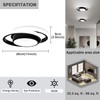EIDEARAY Motion Sensor LED Ceiling Light Indoor, 36W Cool White