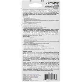Permatex Grasa Dieléctrica, Transparente, 3 Oz