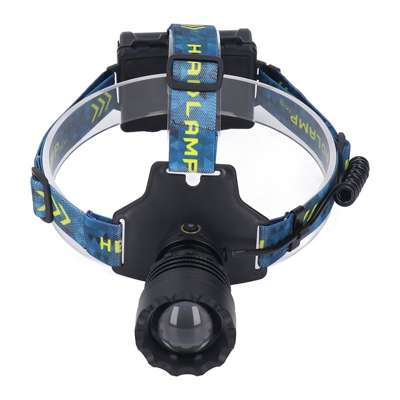 LED Rechargeable Headlight 3000LM 25W High Power Zoomable Headlamp for