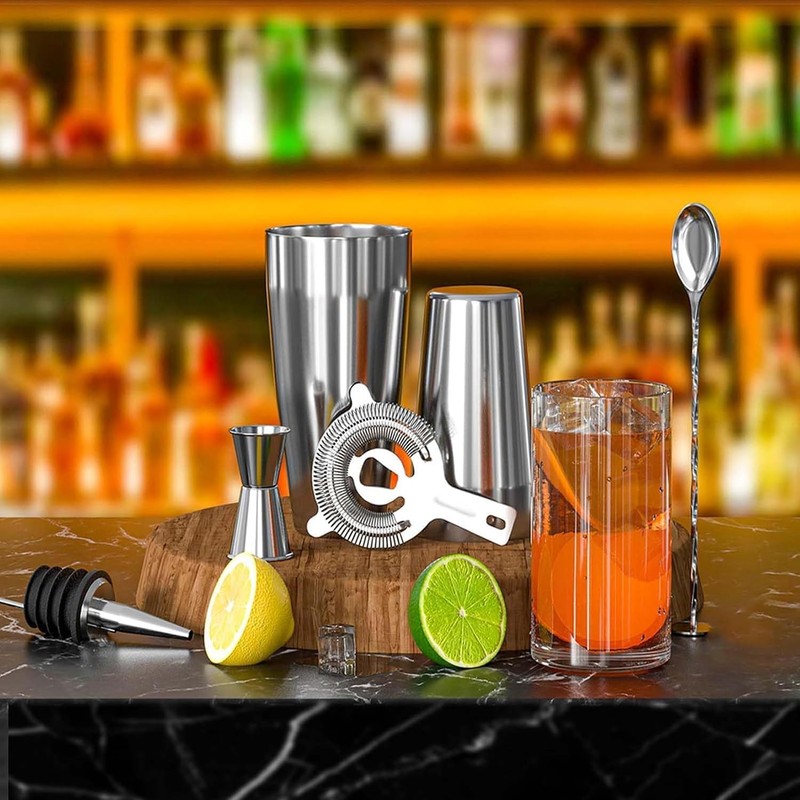 Set de Coctelería SADOWAY TJ 20 piezas – Acero inoxidable,