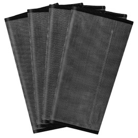 DABASHAN Horse Fly Boots Set of 4,Preventing Flies and Mosquitoes Bites Horse Leg，Protecting Horse Leg Damage，Breathable Mesh Horse Boots Plastic Mesh Design (Black)