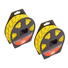 Blackspure Nylon Rope Bundle - 2 x Yellow 20m Polypropylene Rope | Thick Rope for Home & Outdoor Use | Strong Rope with 4mm Thickness