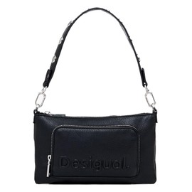 Desigual Women's Accessories PU Others Bi-Fold Wallet, Black, black