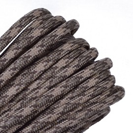 Brown Snake Parachute 550 Cord Type III 7 Strand Paracord - 25 Foot Bundle