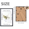 Baoee Black Wooden A4 Frames, Picture Frames Set of 2,Poster