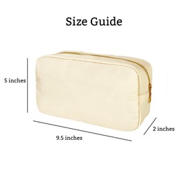 Blue Bird Nylon Makeup Bags for Women Girls Travel Toiletry Pouch Cosmetic Bag Makeup Organizer