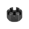 QUARKZMAN M12x1.25mm Hex Slotted Nuts Carbon Steel 4.8 Grade Hex