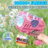 Eaglestone 2 Pack Automatic Bubble Guns for Kids with LED