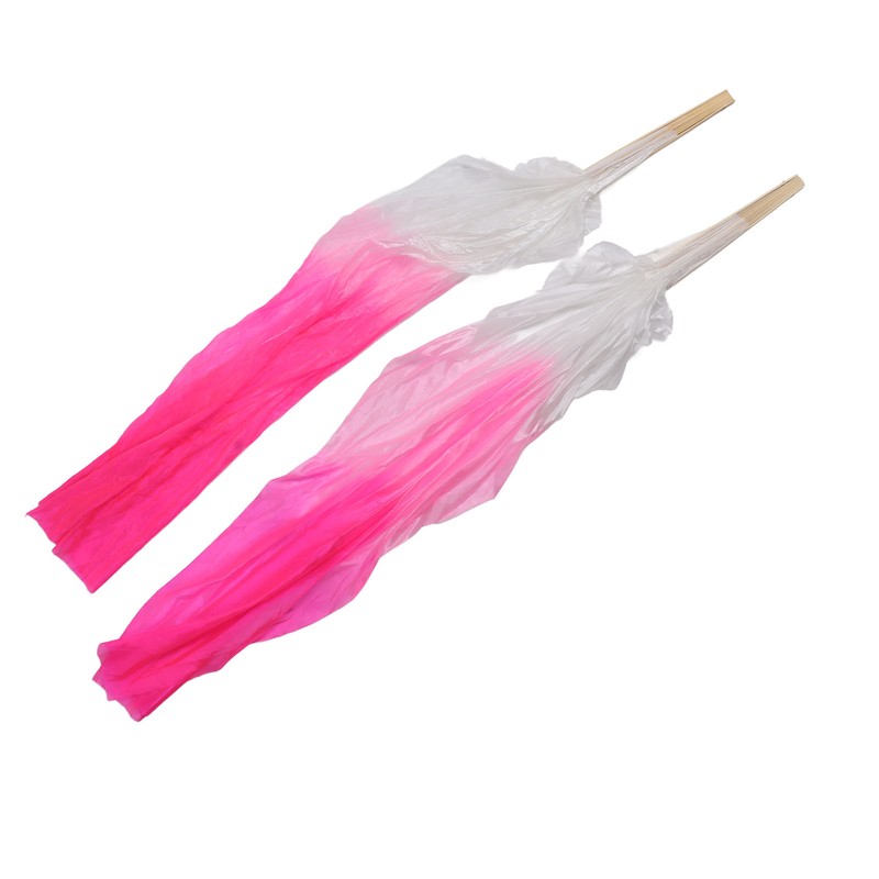 1 Pair Long Dance Fan Soft Beautiful Classical Dancing Fan