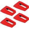 4-Pack Record Player Needles – Turntable Stylus Replacements with Ruby