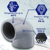 Pipe Elbow PVC U with Angle of 90° Ø 63