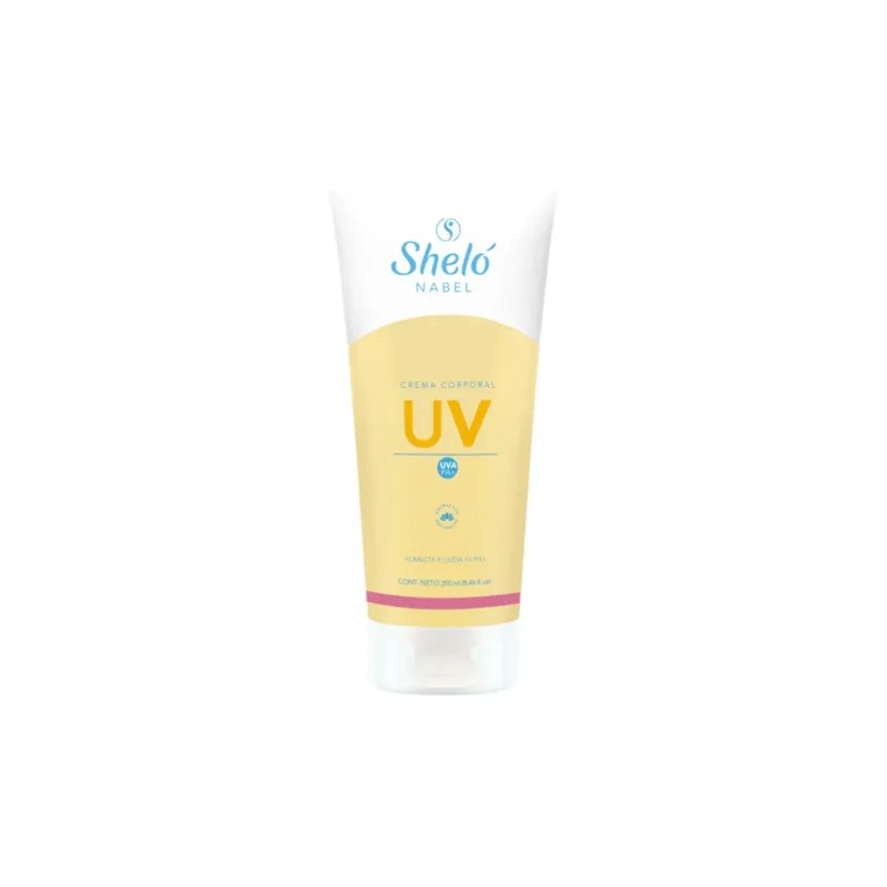 Crema Corporal Uv Shelo Nabel® 250ml. 2 Piezas