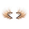 False Eyelashes 10 Pairs Brown Natural Eyelashes Fluffy Cat Eye