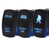 Dasen Rocker Switch 3PCS Laser Sasquatch & Rear & LED