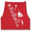 Shirtracer apron with motif “Mir egal ich koch das jetzt