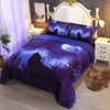 Wowelife Wolf Comforter Set Full Size 5 Pieces Wolf Bedding