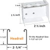 Box Mounting Bracket for Low Profile Blinds 2inch White Color