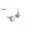 Sourcingmap 3Pcs 6mm D Shaft 360 Degree Rotary Encoder W