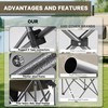Heavy Duty Folding Camping Chair, 500LBS Capacity, Oversized Padded Outdoor