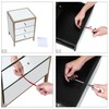 GEPOW End Tables, Modern Nightstand Bedside Table with 3 Drawers