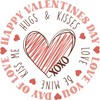 CafePress Happy Valentine's Day Bumper Sticker 10"x3" Rectangle Bumper Sticker