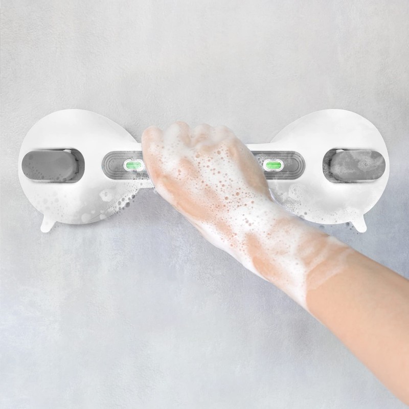 Newthinking Suction Grab Rails for Bathroom, Portable Suction Bathtub Handles