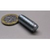 Unbranded Zinc Plated Steel Threaded Studs, RH, 3/8"-16 x 1.00"