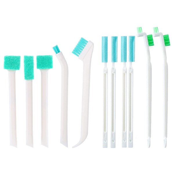 11Pcs Tiny Cleaning Brush Set Small Household Cleaning Brushes Kit 8-in-1 Detail Cleaning Brush Bottle Cap Brush Tool for Small Holes Corner Space Keyboard Bottle Tile