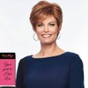 Instant Short Cut Wig Color RL511 Sugar and Charcoal -