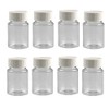 Happyupcity 12PCS 50ml/1.7oz Clear Empty Portable Thicken Plastic Bottles Case