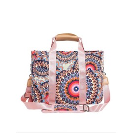 Solid Color/flower & Fruit & Heart Pattern Fabric Tote Bag for Women, Summer 2024 Large Capacity Everything Tote Bag, Travel Essentials, Multiple Pocket Work Bag:_multicolor10_Please Refer To The Pictures for Dimensions