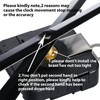 Mudder High Torque Clock Movement with 2 Hands to Fit