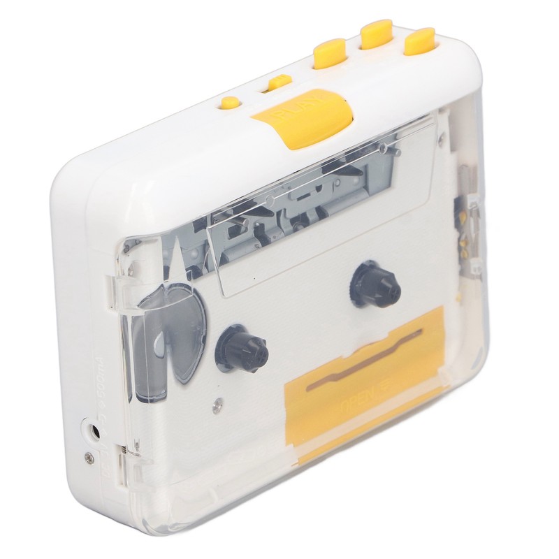 Cassette to MP3 Converter Battery USB Powered Portable Cassette Player