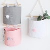 Wall-Mounted Storage Pocket Organizer for Household Items Organizing Gray