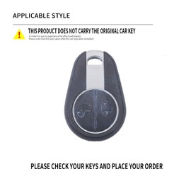 Ysbxitu 2 Buttons Metal Remote Key Fob Cover Fit for Volvo Keyless Smart Key Case with Keychain Fit for Volvo Evro 5 VNL VNM FM FH VN FL Euro 5 Truck 630 670 Key Protection Cover -T Chain Black